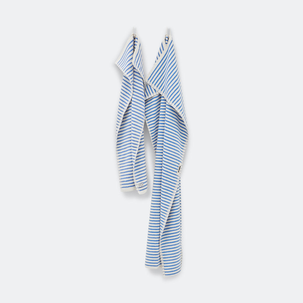 Terry Towel - Coastal Blue Stripe