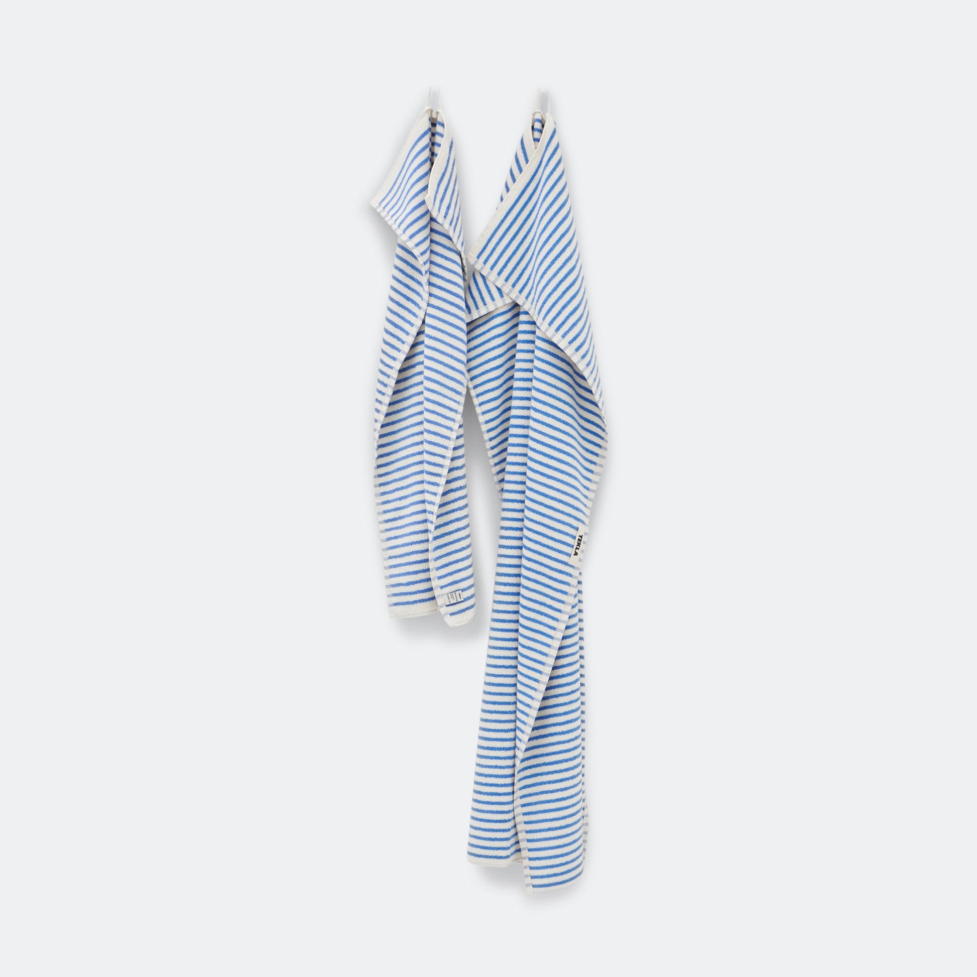 Terry Towel - Coastal Blue Stripe