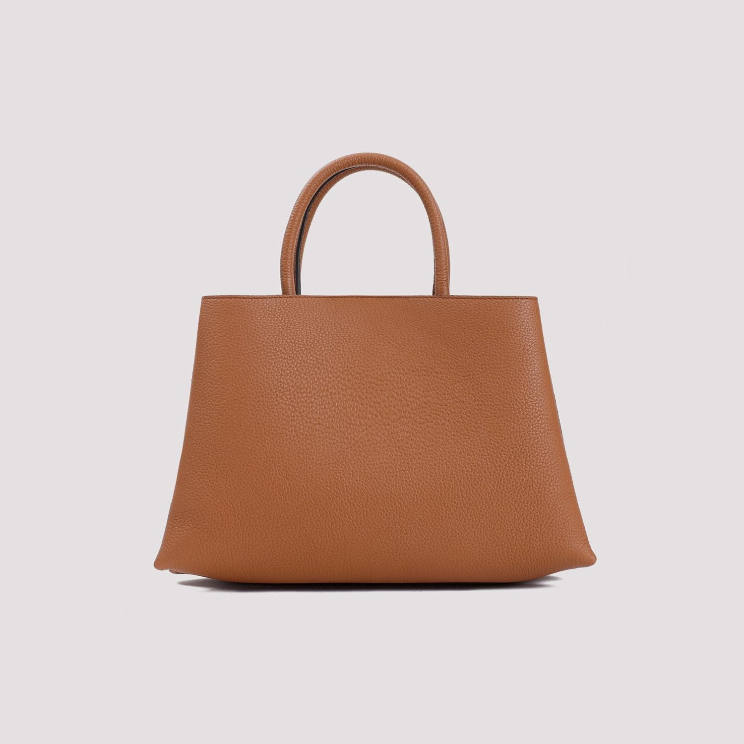 TOD'S Timeless Mini Shopper Handbag in Brown - W:11' H:7.7' D:4.7'