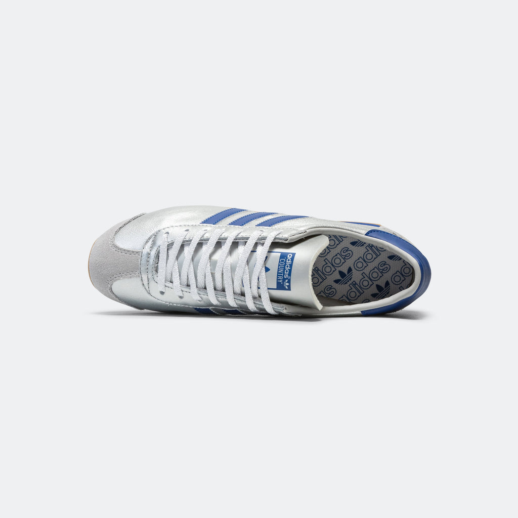 Country OG - Metallic Silver/Bright Blue-Footwear White