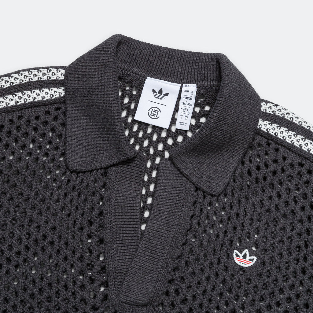 Crochet Polo x CLOT - Carbon