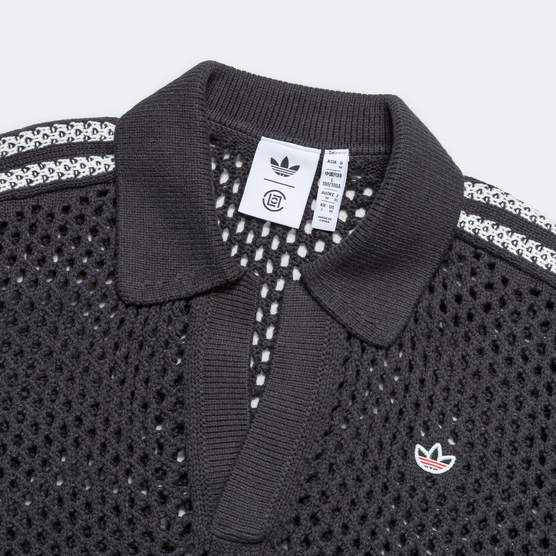 Crochet Polo x CLOT - Carbon
