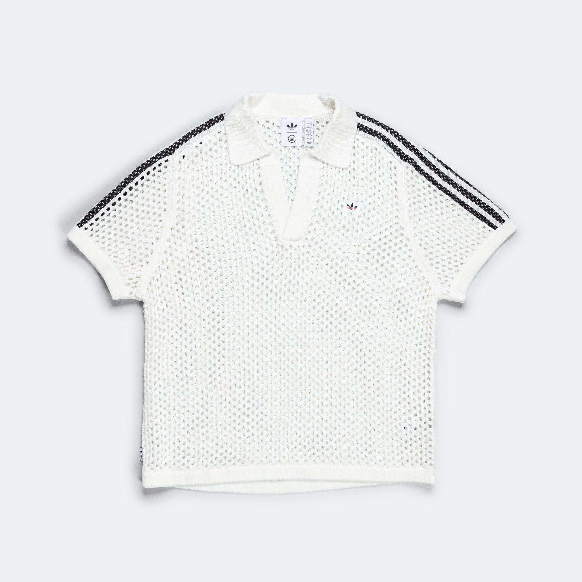 Crochet Polo x CLOT - Core White