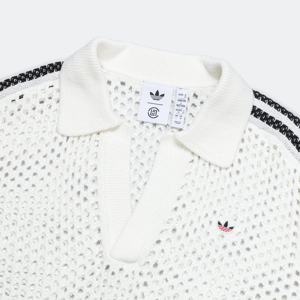 Crochet Polo x CLOT - Core White