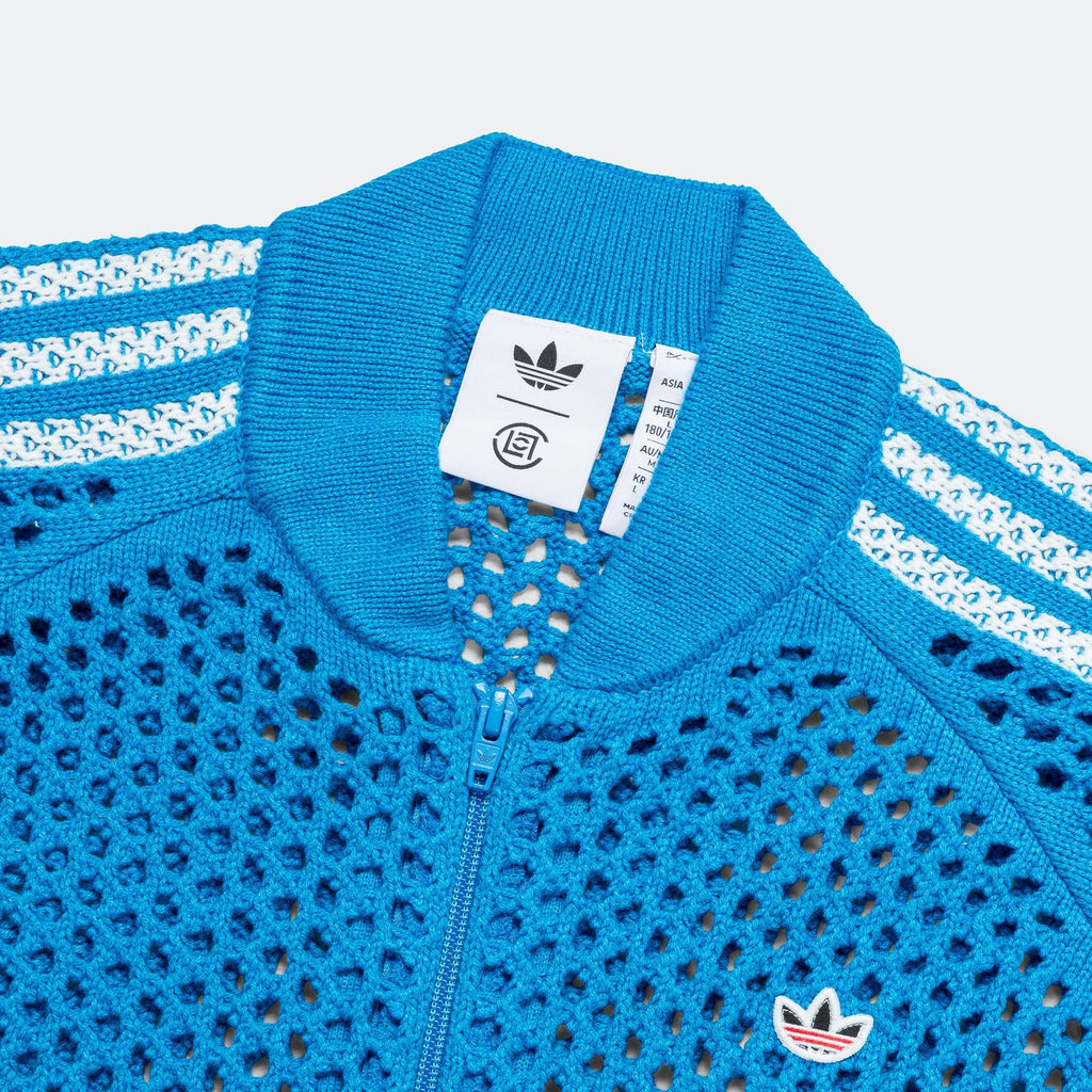Crochet Track Top x CLOT - Bright Blue