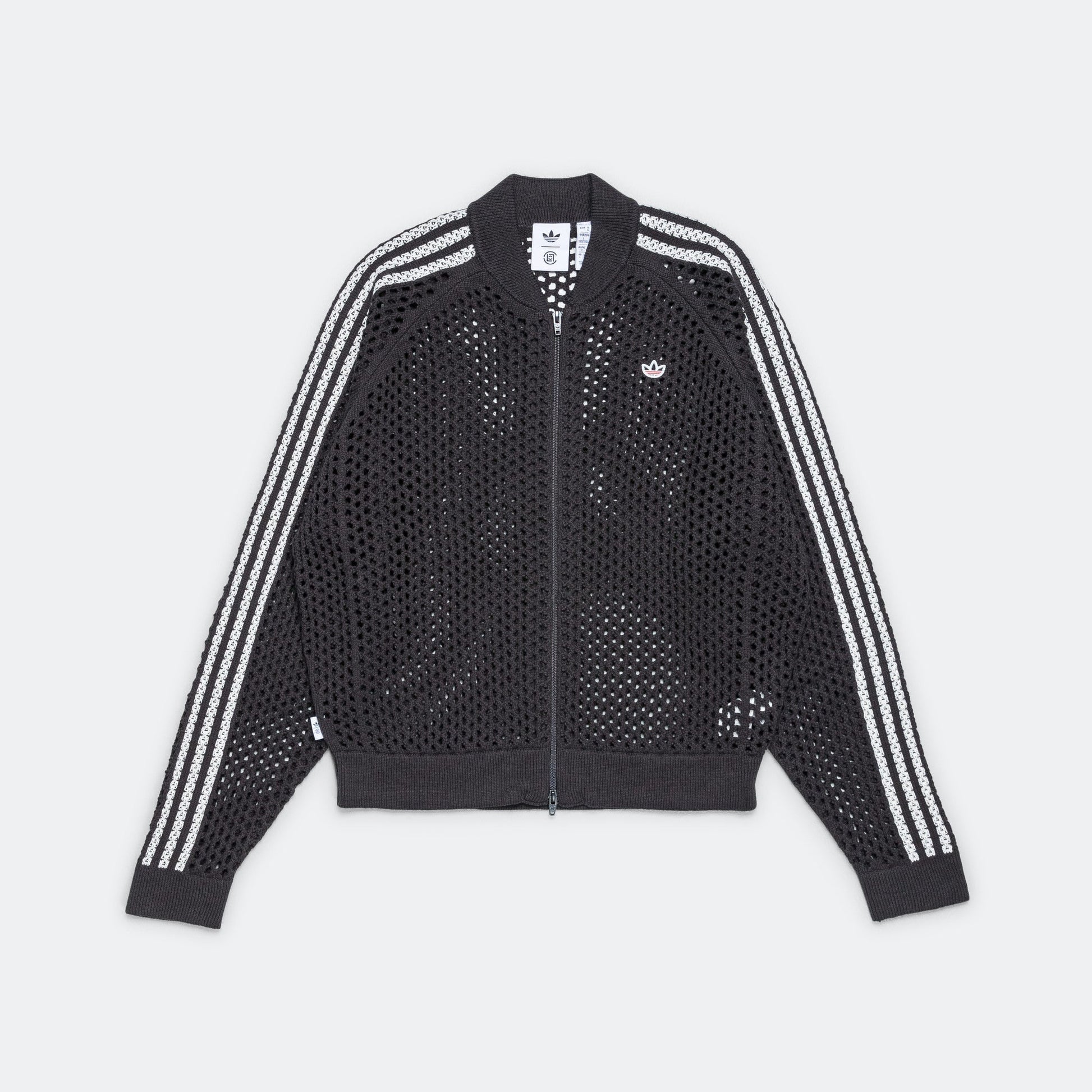 Crochet Track Top x CLOT - Carbon