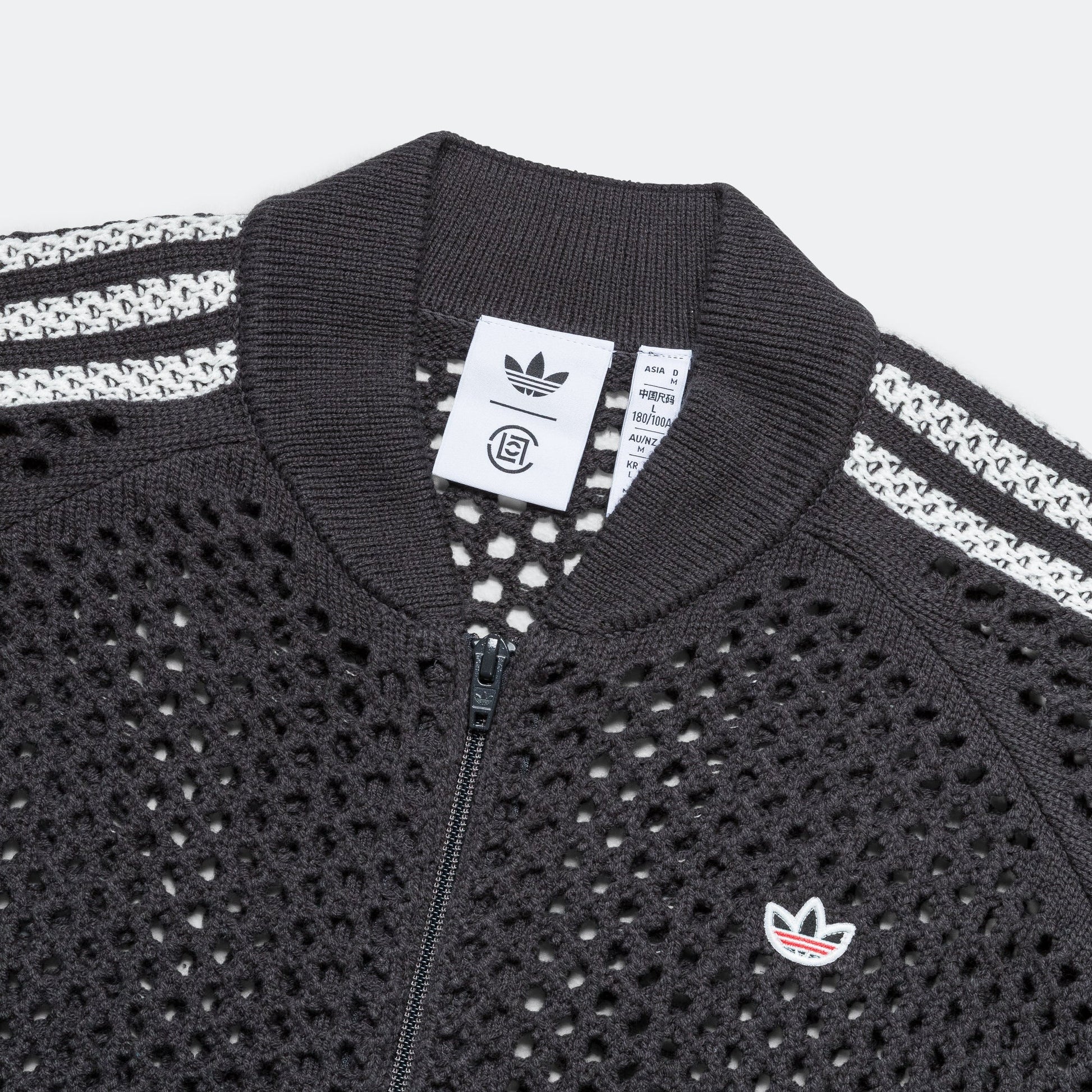Crochet Track Top x CLOT - Carbon