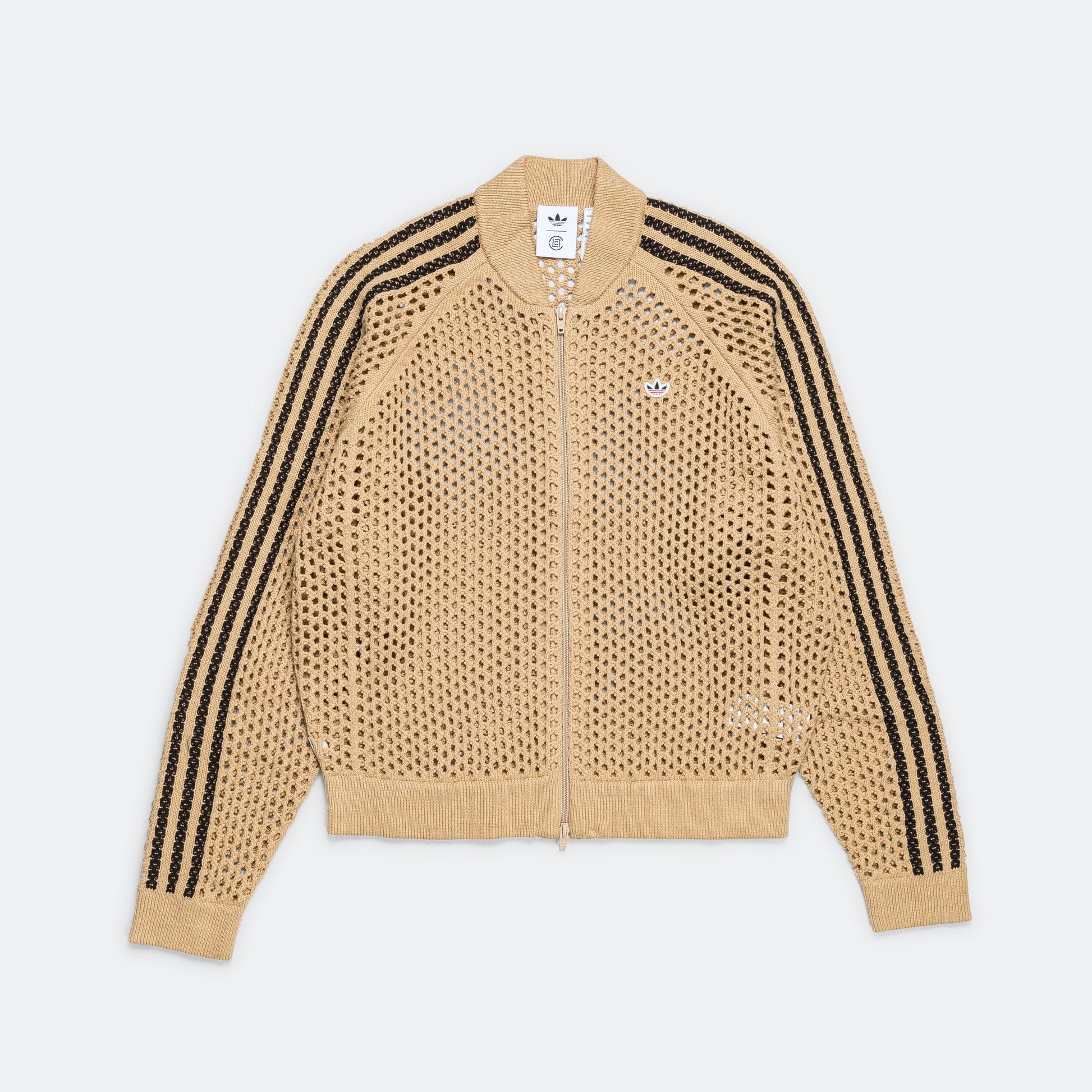 Crochet Track Top x CLOT - Beige Tone