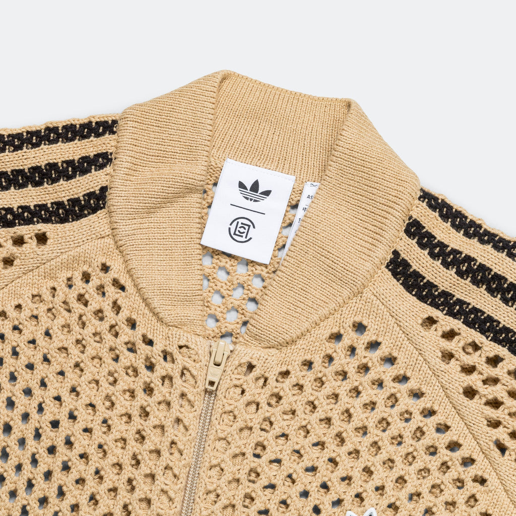 Crochet Track Top x CLOT - Beige Tone