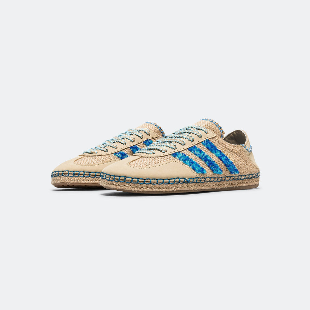 Gazelle by Edison Chen x CLOT - Linen Khaki/Light Blue-Blue