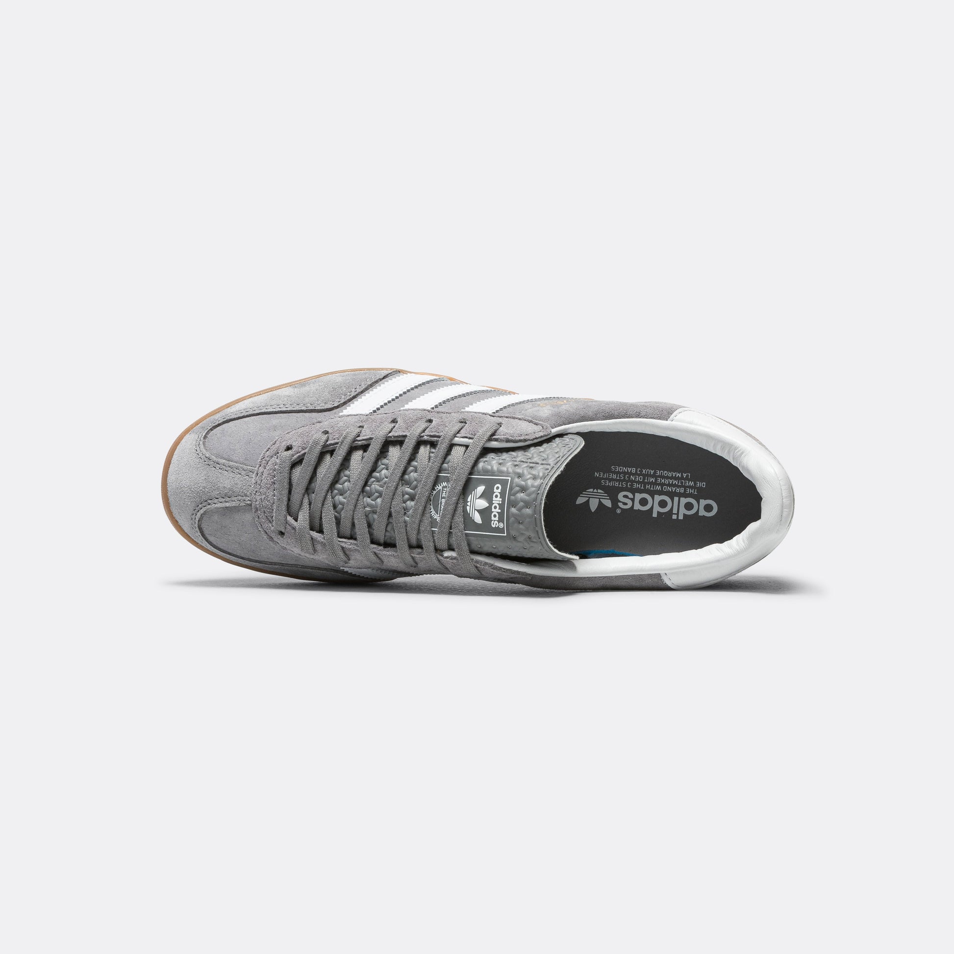 Gazelle Indoor - Grey Three/Cloud White-Gum