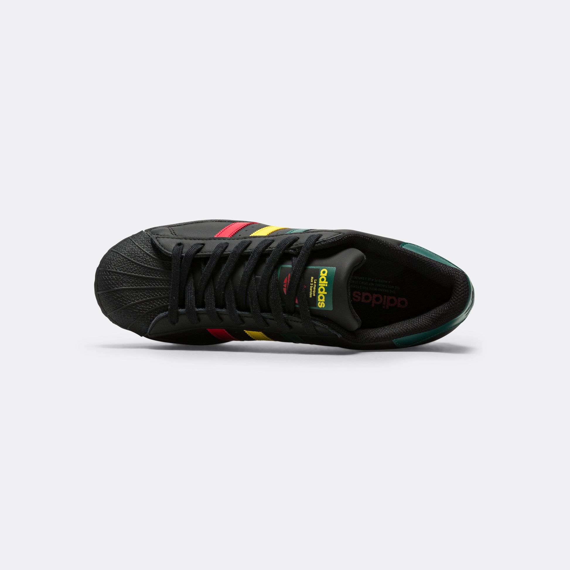 Superstar 'Reggae' - Black/Yellow-Core Green