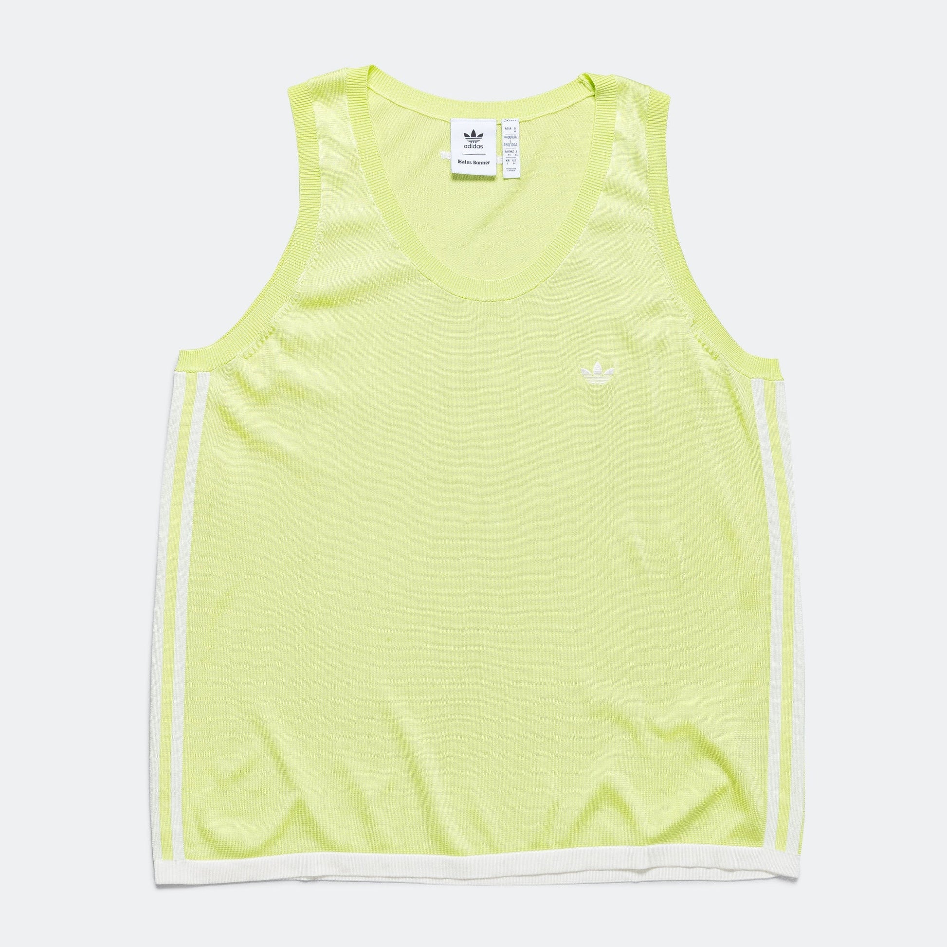 Knit Vest x Wales Bonner - Frozen Yellow/Core White