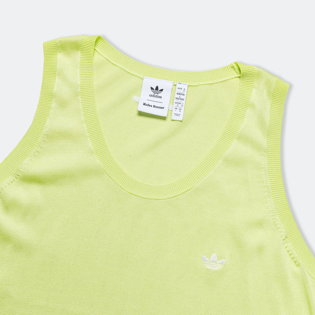 Knit Vest x Wales Bonner - Frozen Yellow/Core White