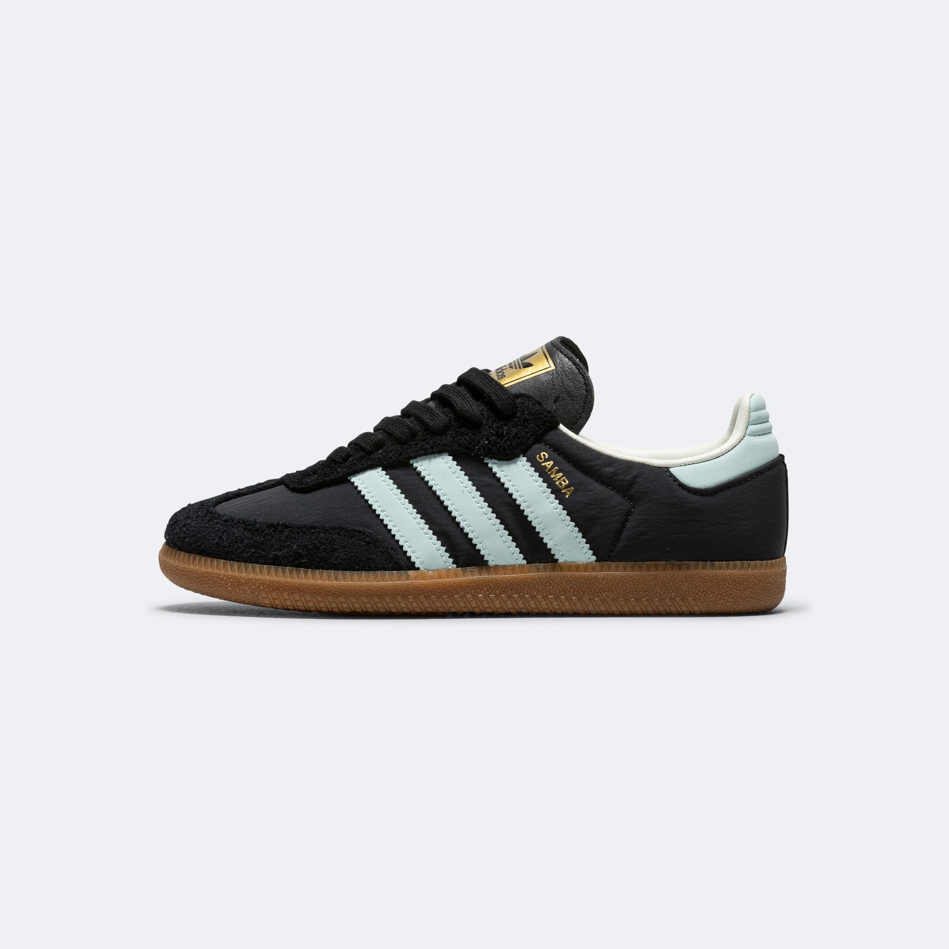 Womens Samba OG - Carbon/Aluminium Blue-Core White