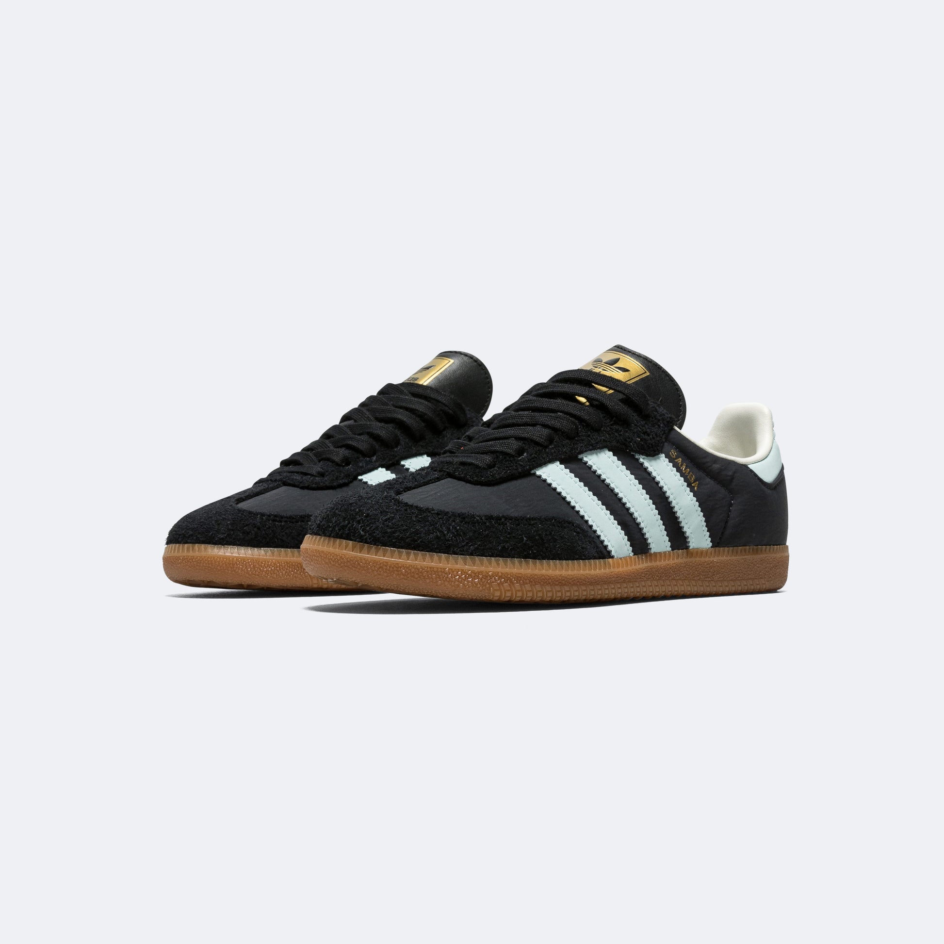 Womens Samba OG - Carbon/Aluminium Blue-Core White
