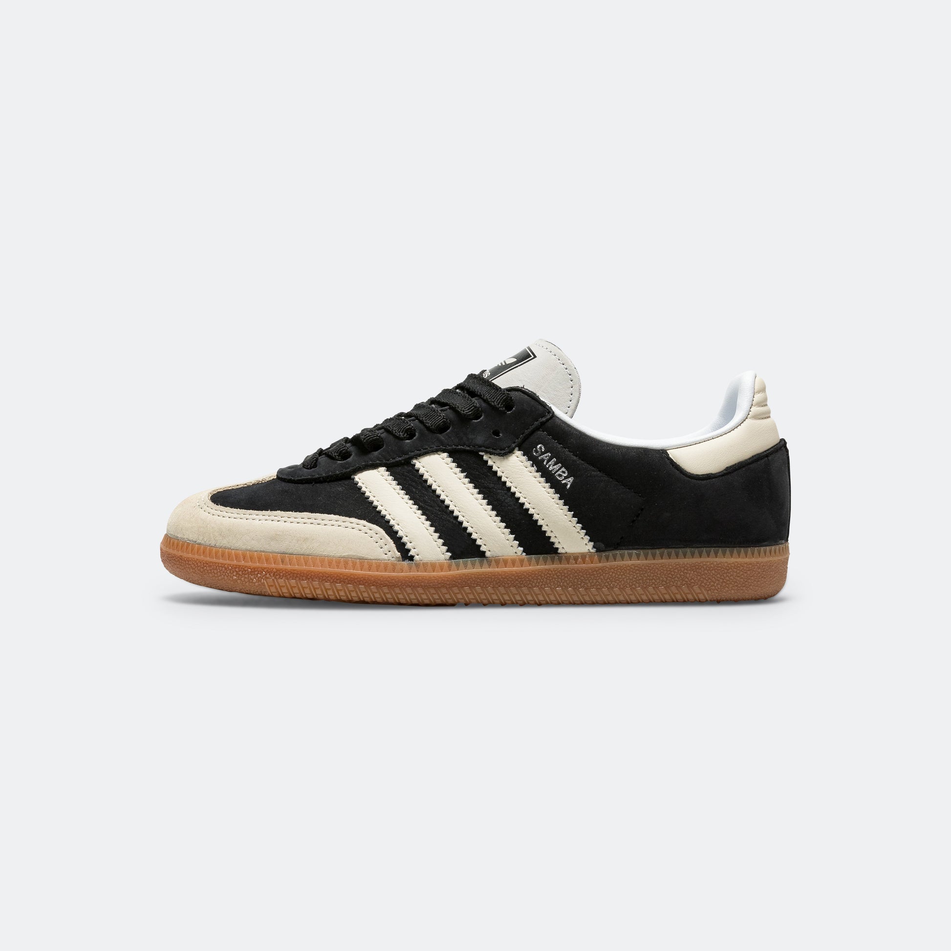 Womens Samba OG - Core Black/Wonder White-Silver Metallic