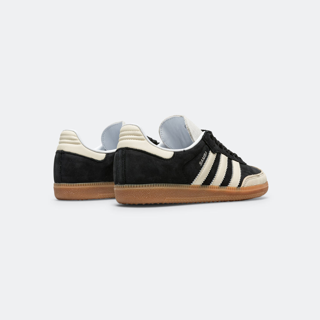 Womens Samba OG - Core Black/Wonder White-Silver Metallic