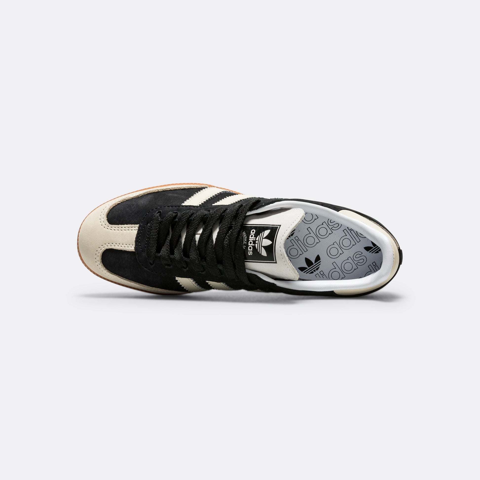 Womens Samba OG - Core Black/Wonder White-Silver Metallic