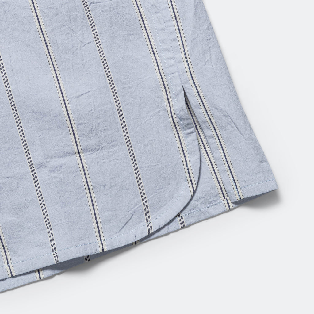 Jarra Striped Poplin Button-Down Shirt - Light Blue