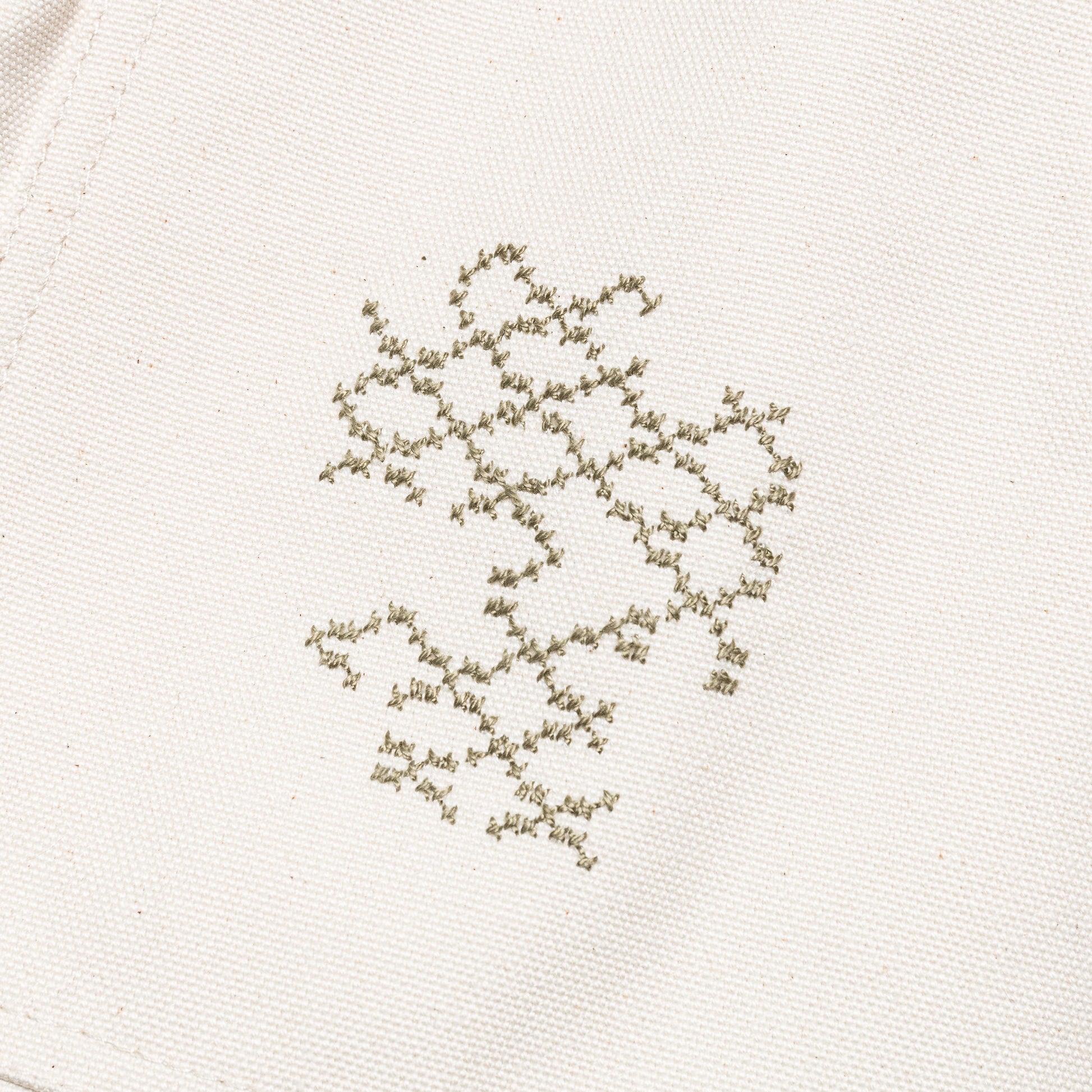 Shabaket Seid Canvas Utility Pants - Off White