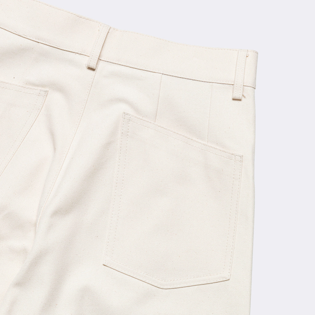 Shabaket Seid Canvas Utility Pants - Off White