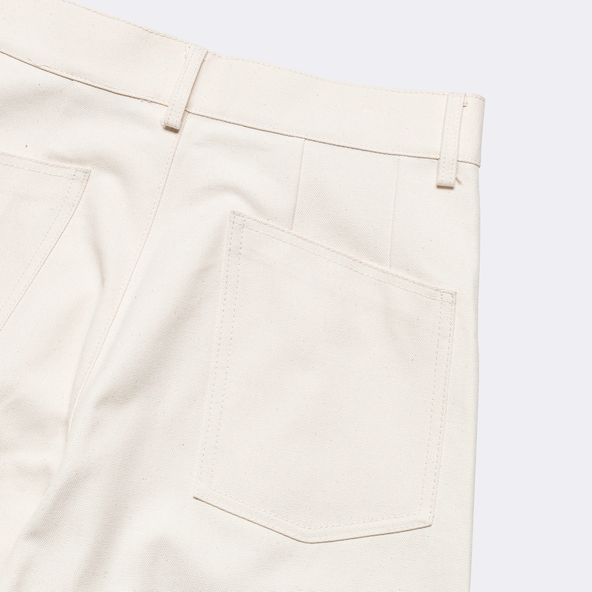 Shabaket Seid Canvas Utility Pants - Off White