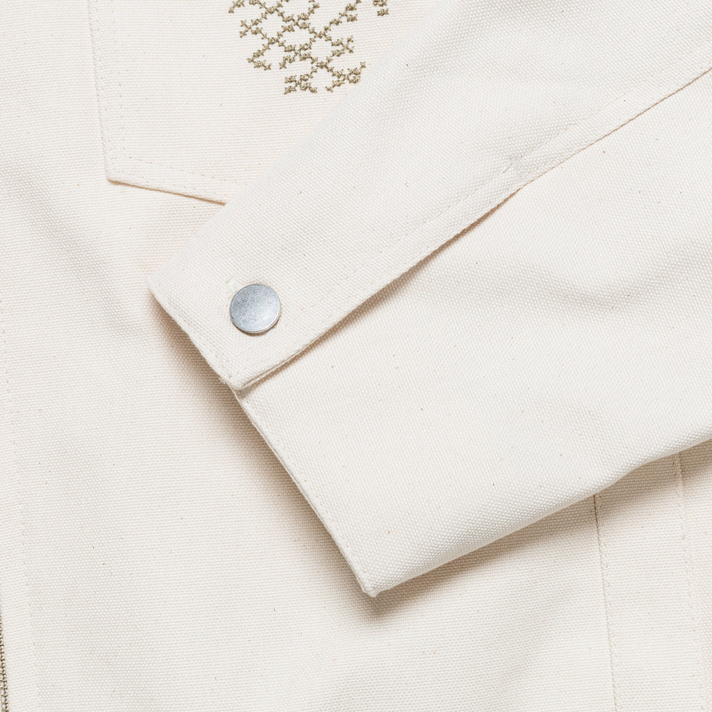 Shabaket Seid Canvas Work Jacket - Off White
