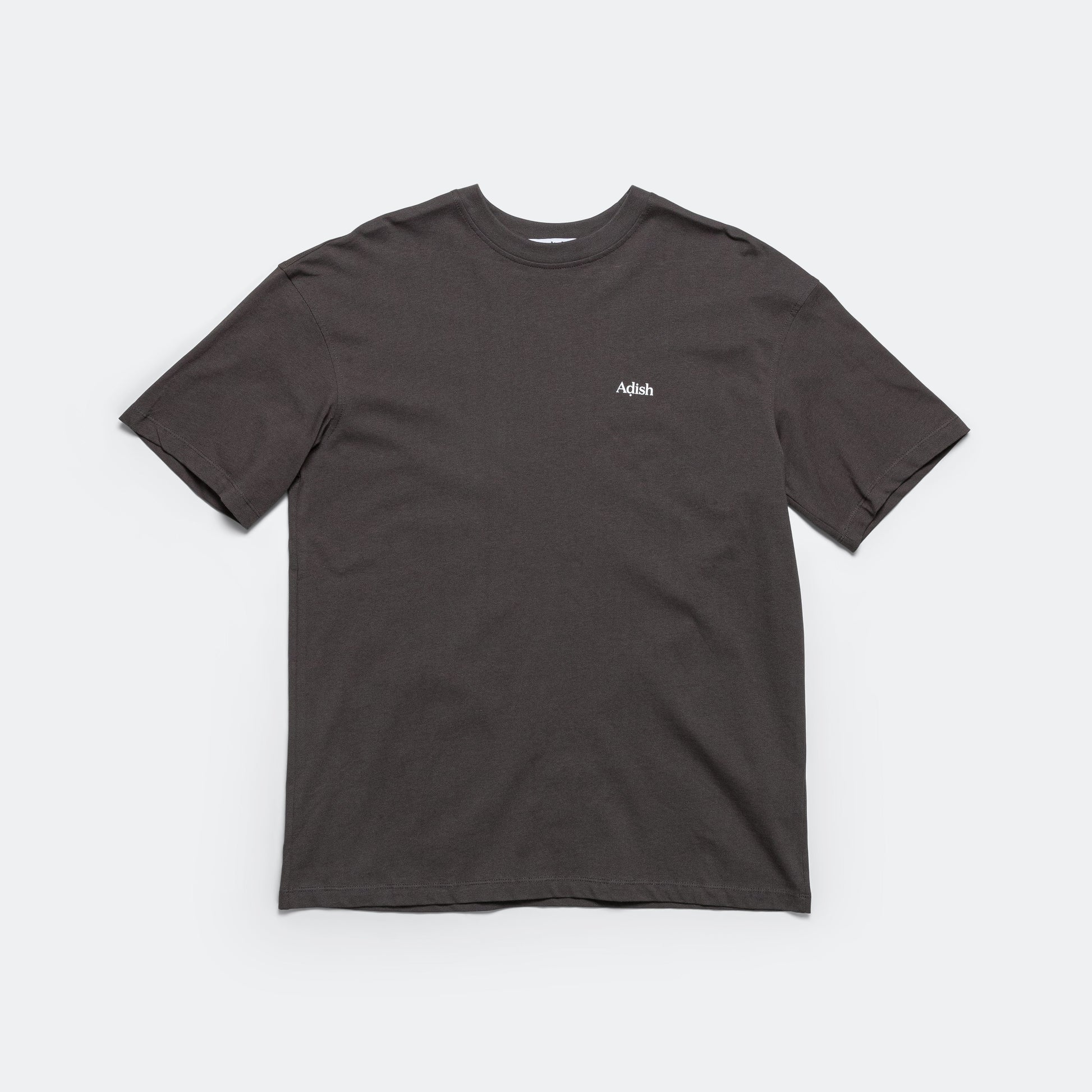 Short Sleeve Qatarat Logo T-Shirt - Dark Grey