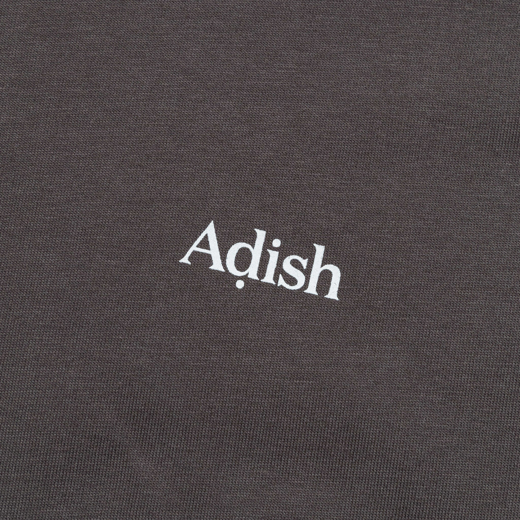 Short Sleeve Qatarat Logo T-Shirt - Dark Grey