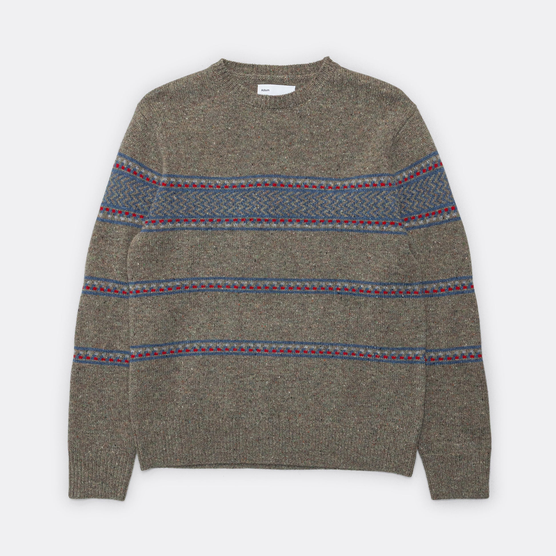 Fleck Sweater - Tracks Stripe