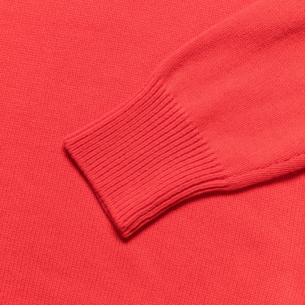 Knit Polo LS - Garnet
