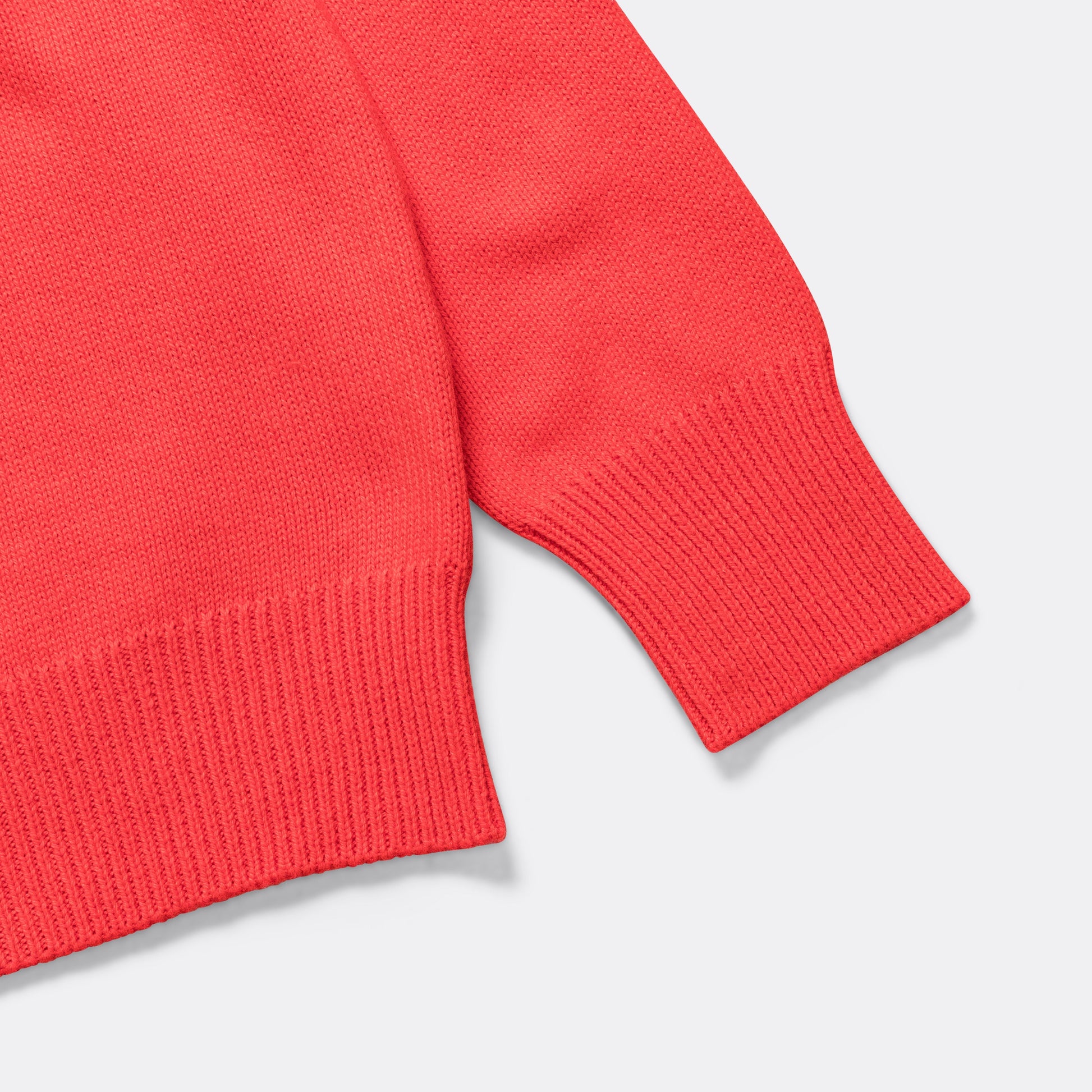Knit Polo LS - Garnet