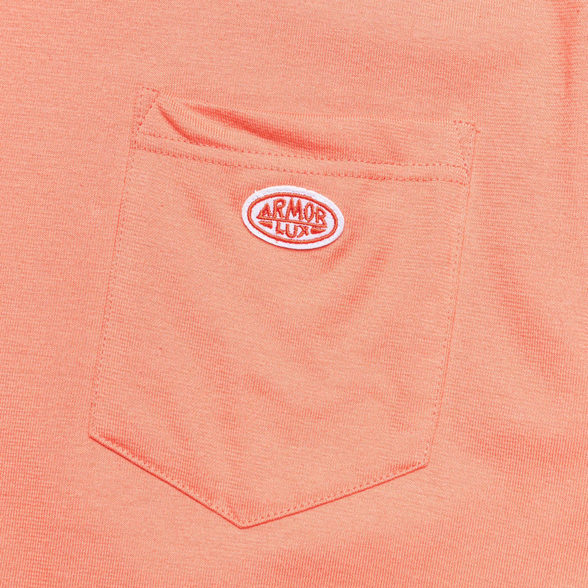 Heritage Pocket T-Shirt - Coral