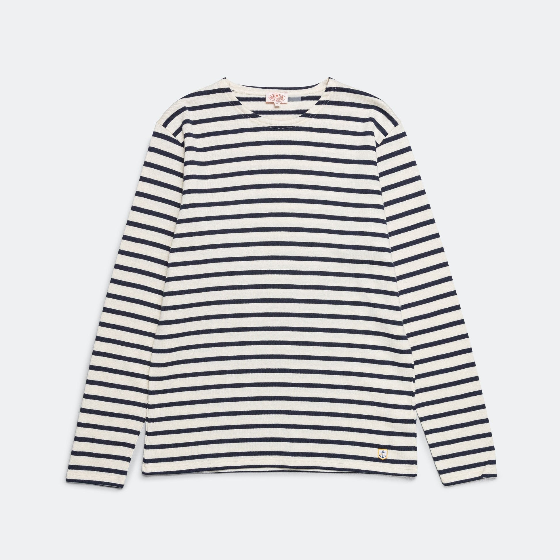 Heritage 'Mariniere' LS Shirt - Nature/Marine Deep Navy