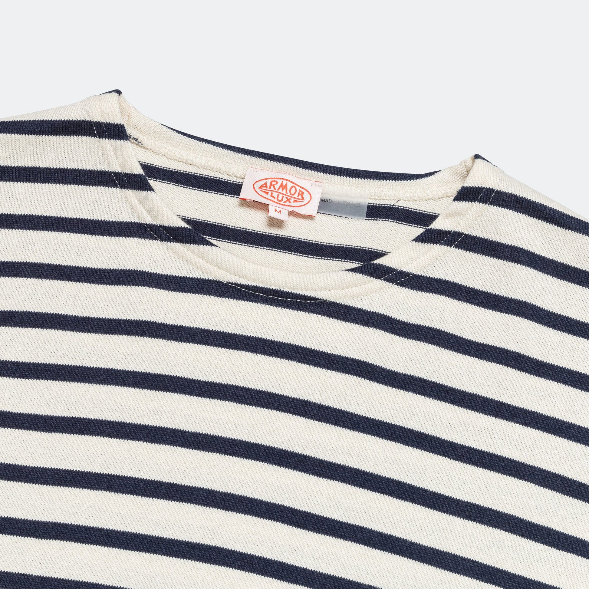 Heritage 'Mariniere' LS Shirt - Nature/Marine Deep Navy