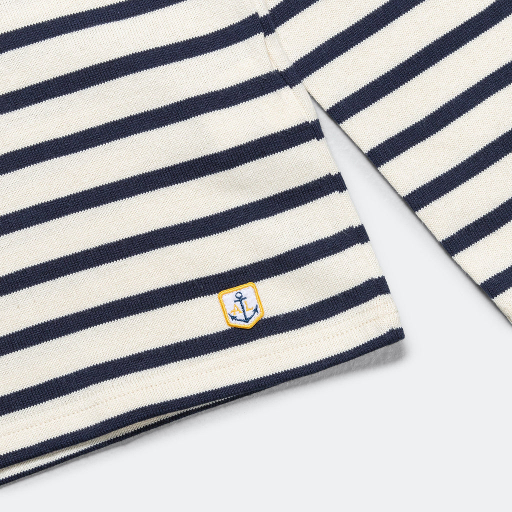 Heritage 'Mariniere' LS Shirt - Nature/Marine Deep Navy