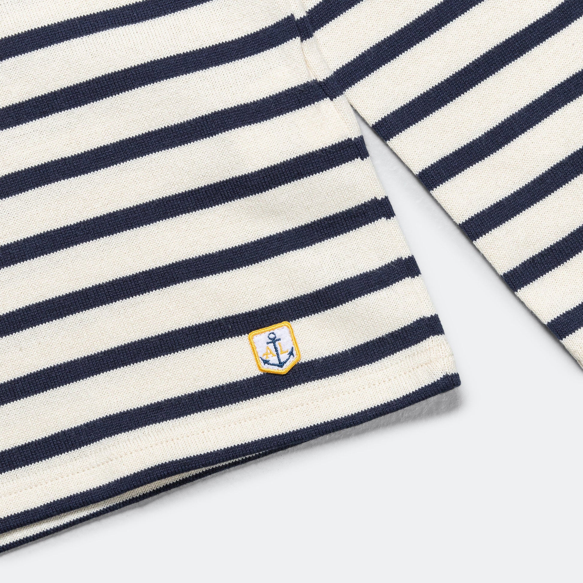 Heritage 'Mariniere' LS Shirt - Nature/Marine Deep Navy