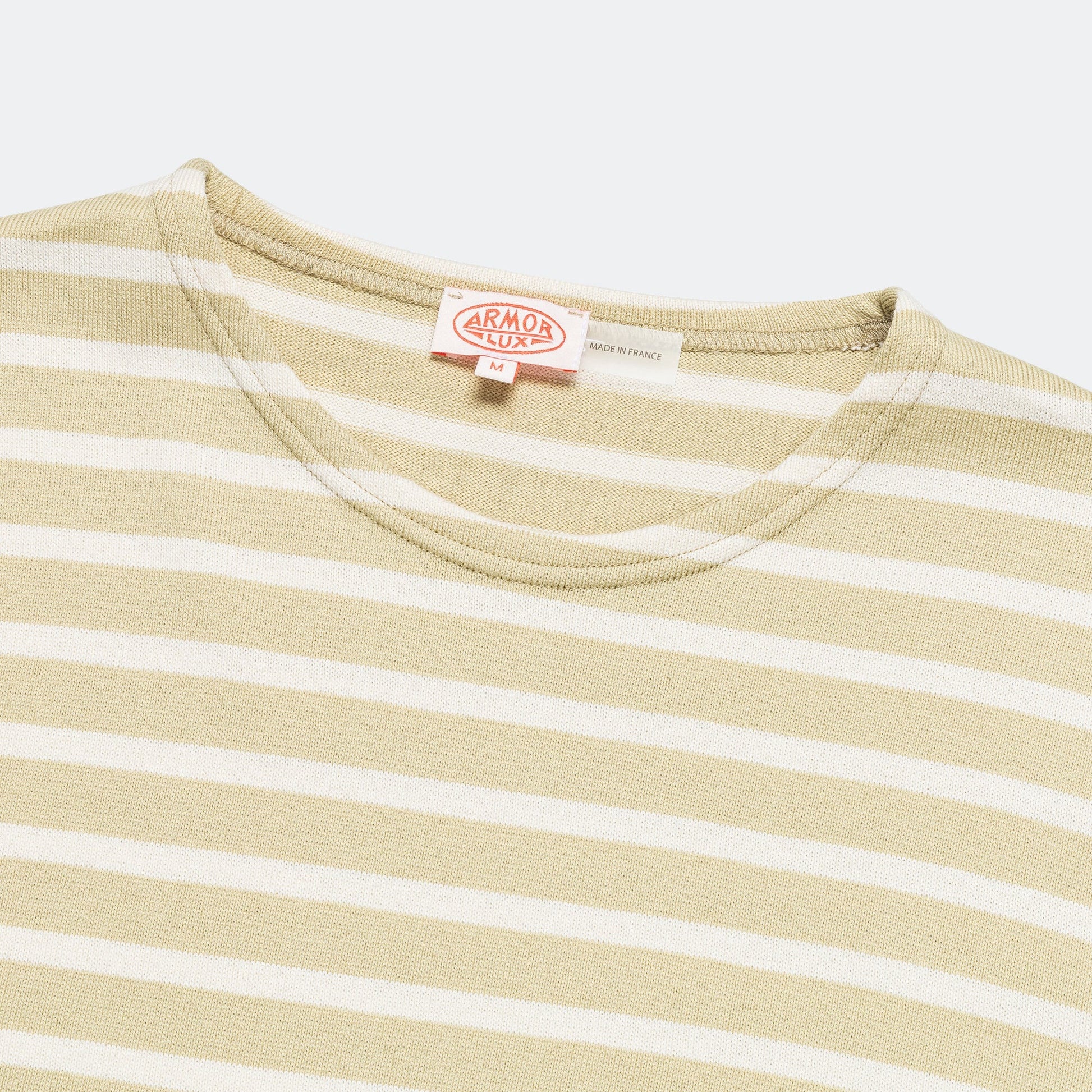 Heritage 'Mariniere' LS Shirt - Pale Olive/Nature