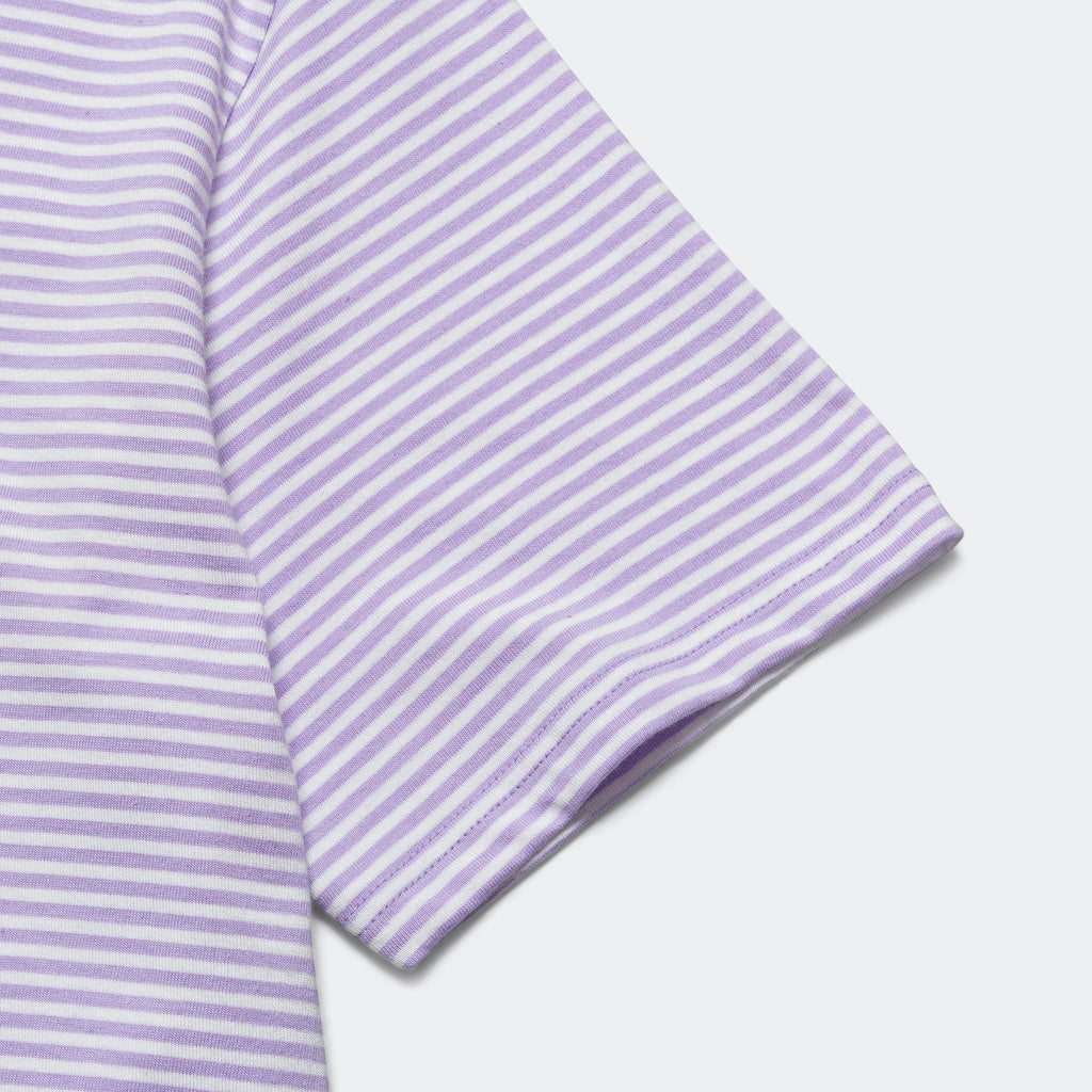 Striped Heritage T-Shirt - Pastel Lilac/Milk