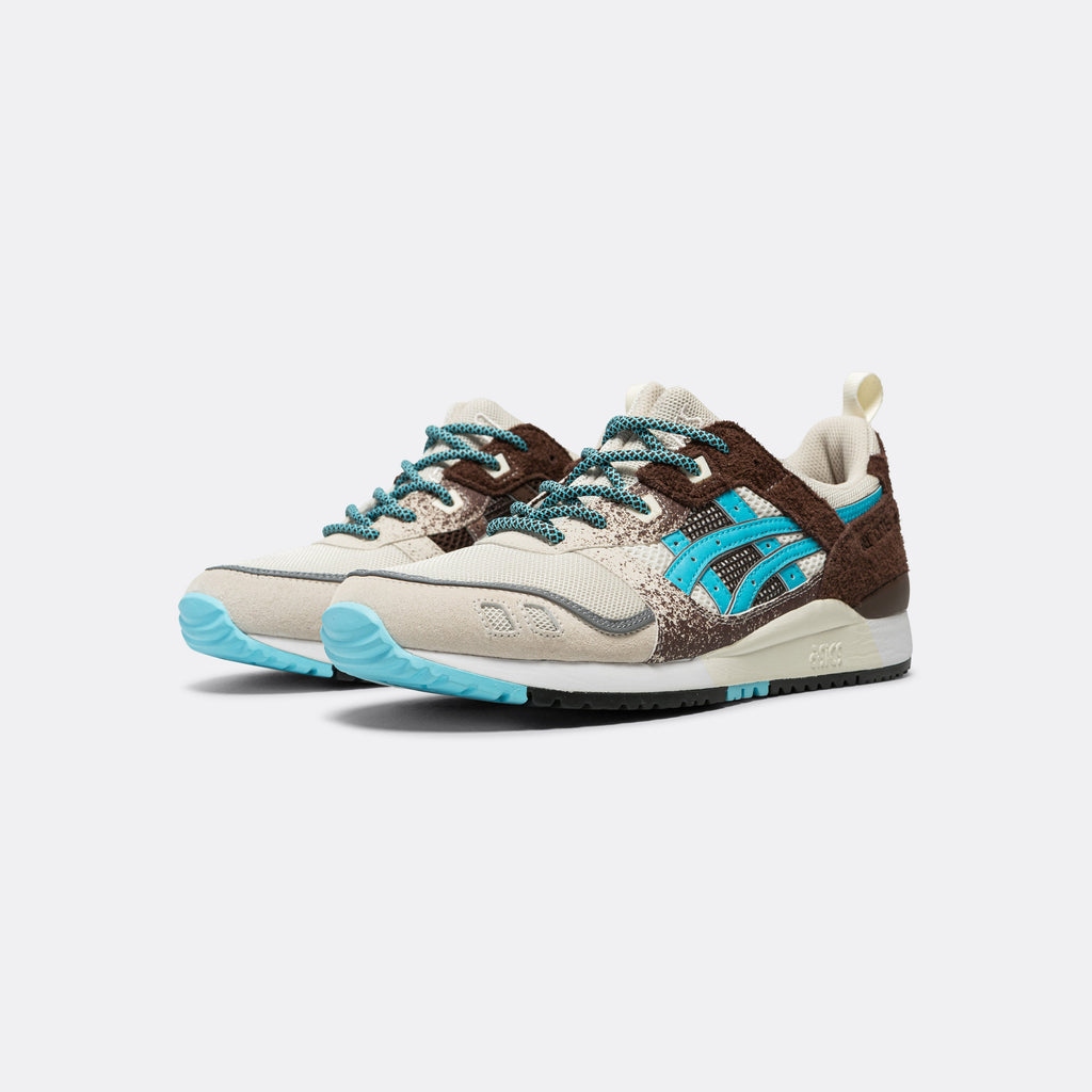 GEL-Lyte III × UP THERE - Cream/Dark Brown