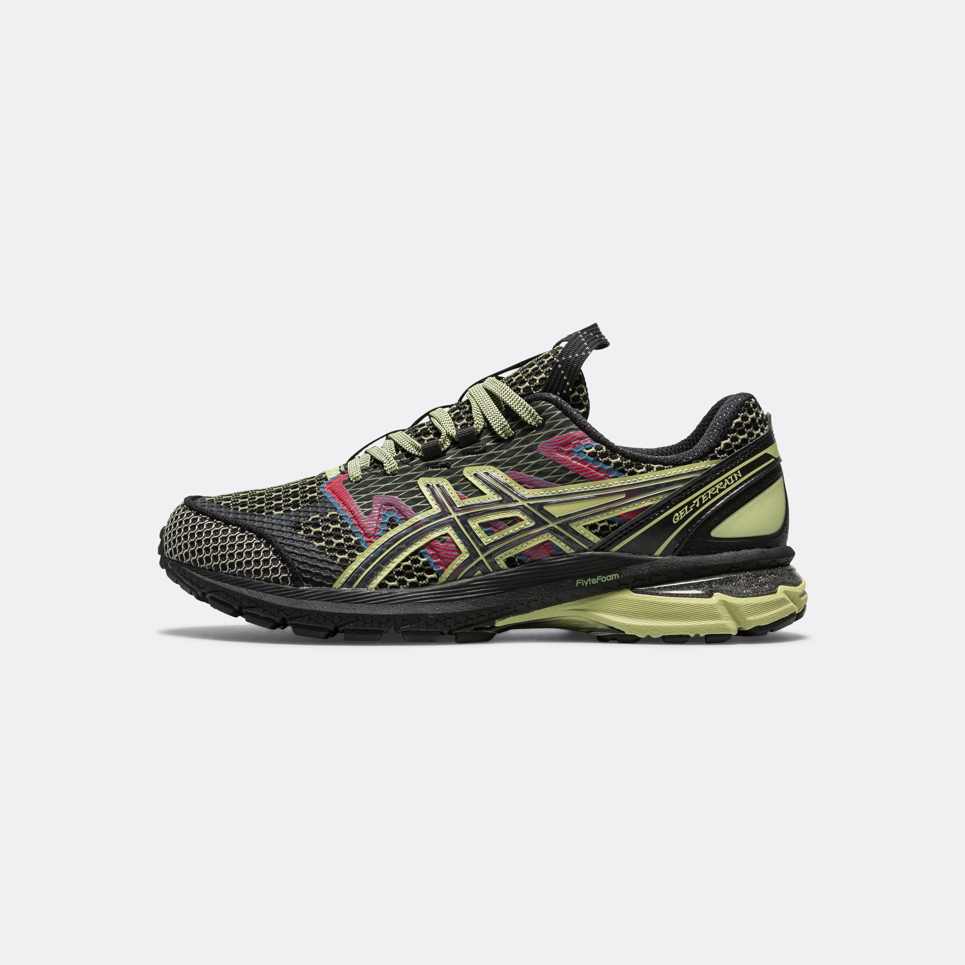 US4-S GEL-TERRAIN - Black/Neon Lime