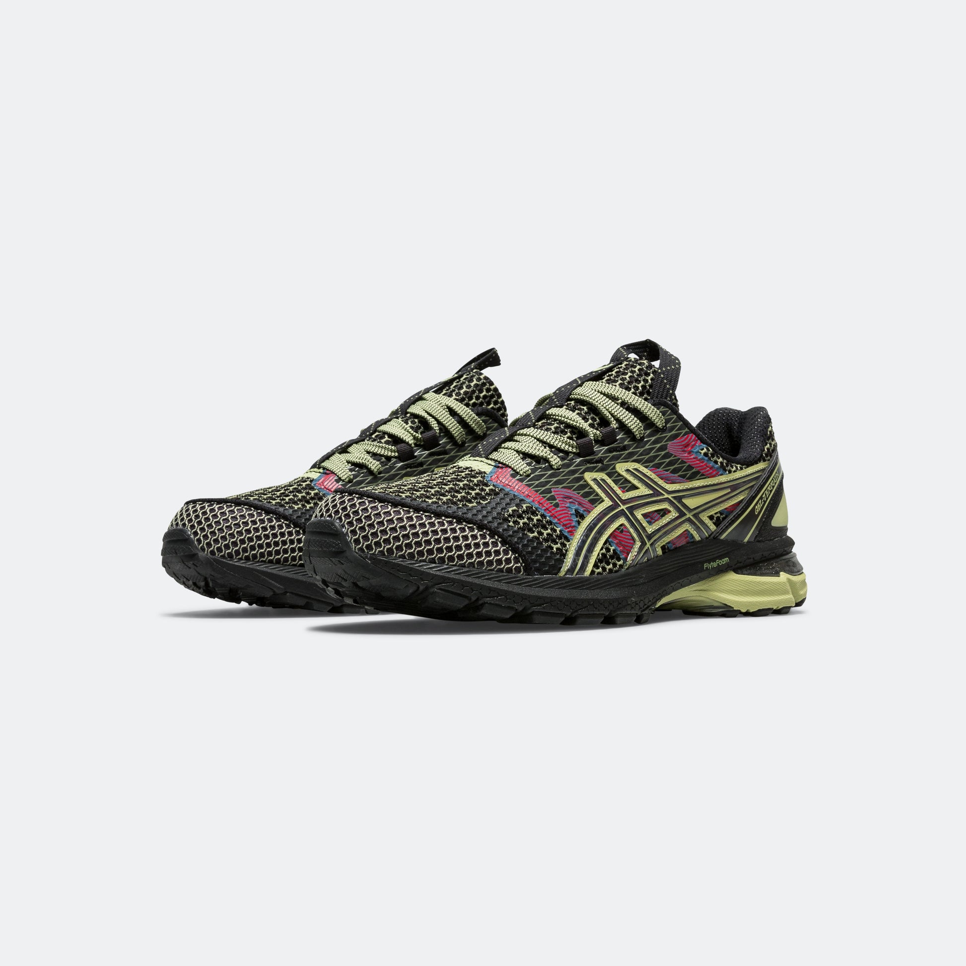 US4-S GEL-TERRAIN - Black/Neon Lime