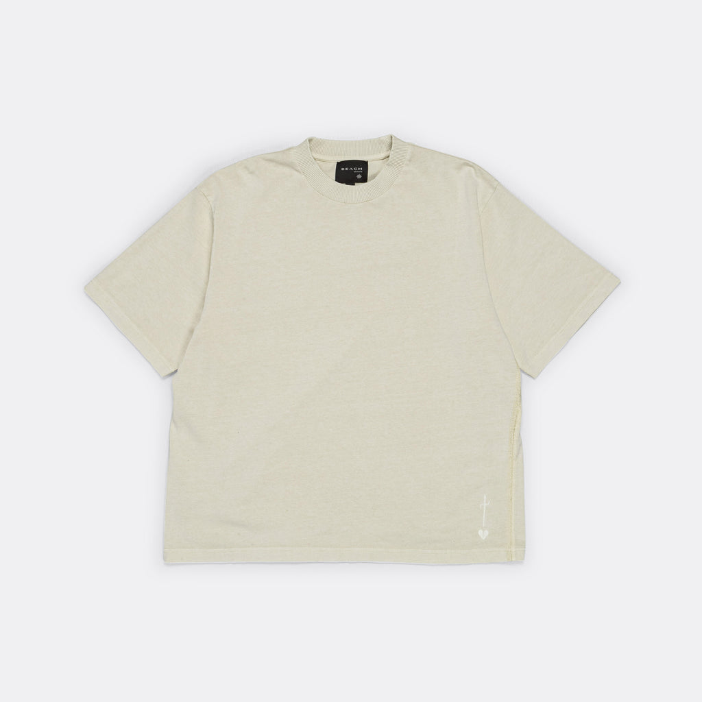 Boxy Tee - Bone/Bone