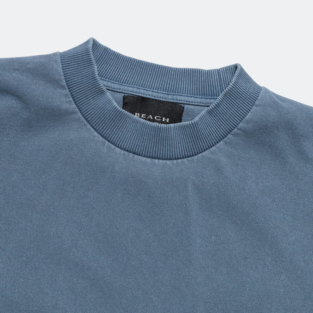 Boxy Tee - Steel Blue