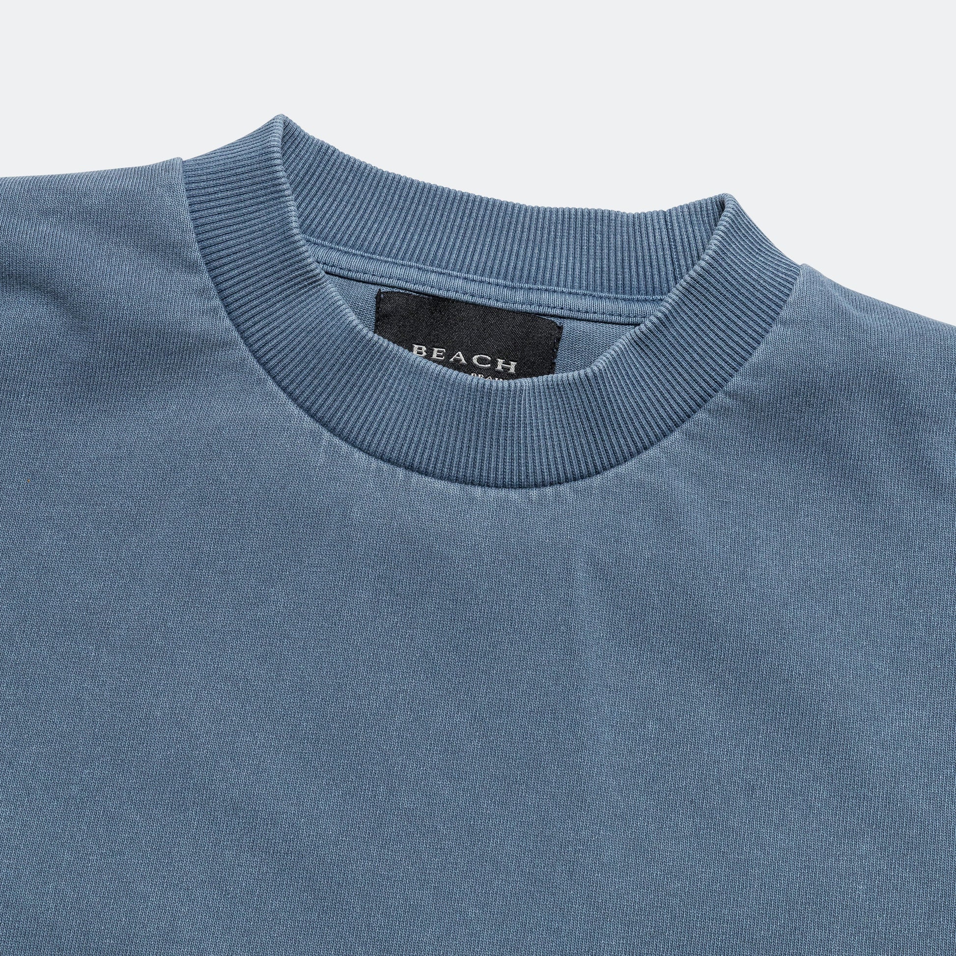 Boxy Tee - Steel Blue