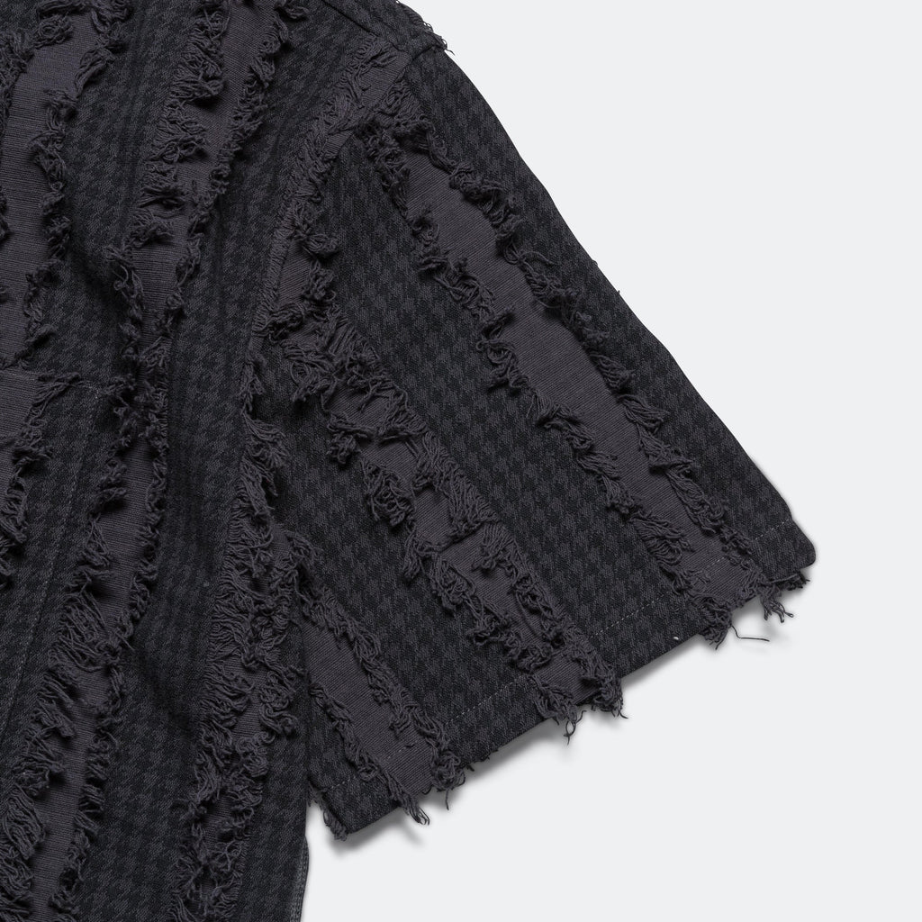 Frayed SS Shirt - Charcoal