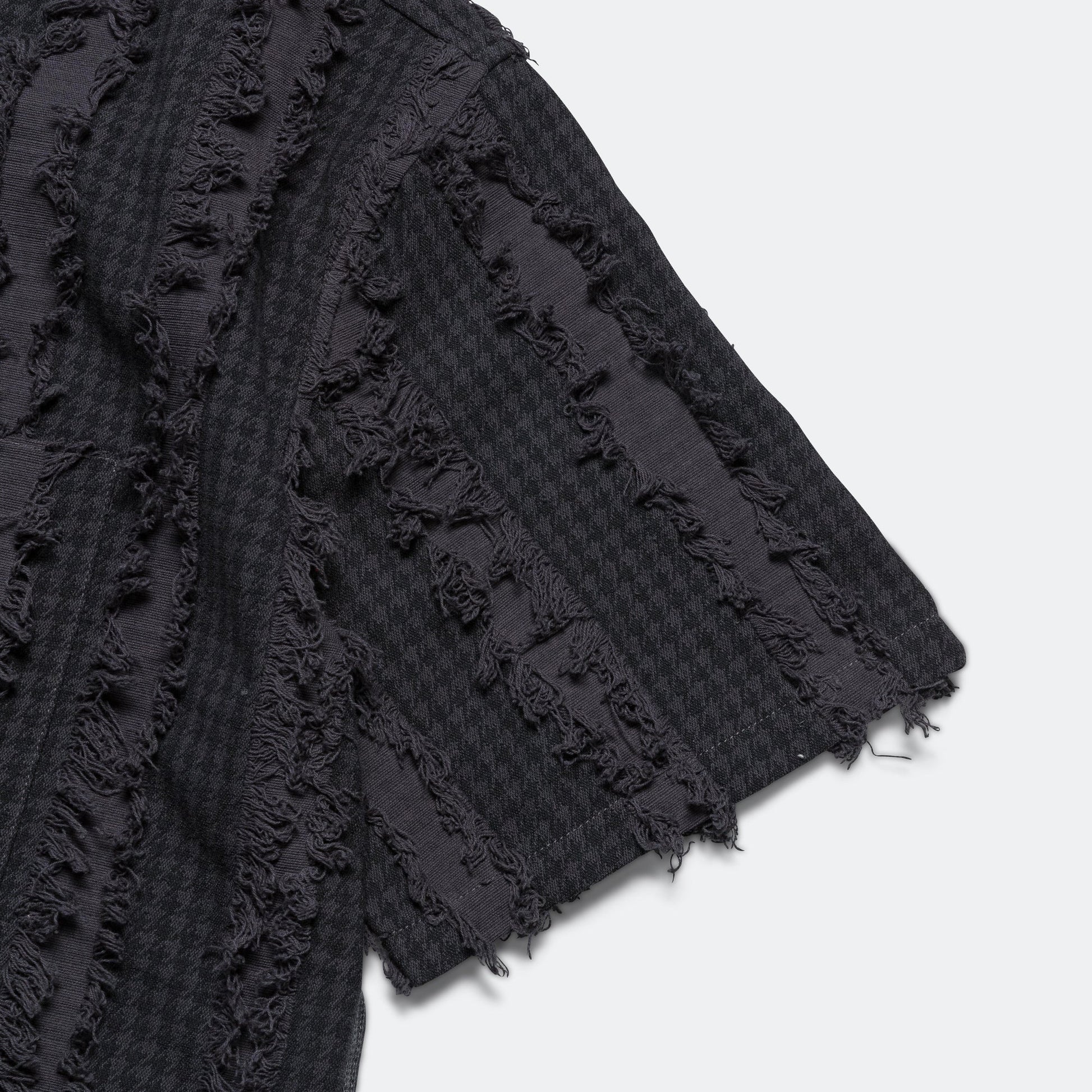 Frayed SS Shirt - Charcoal