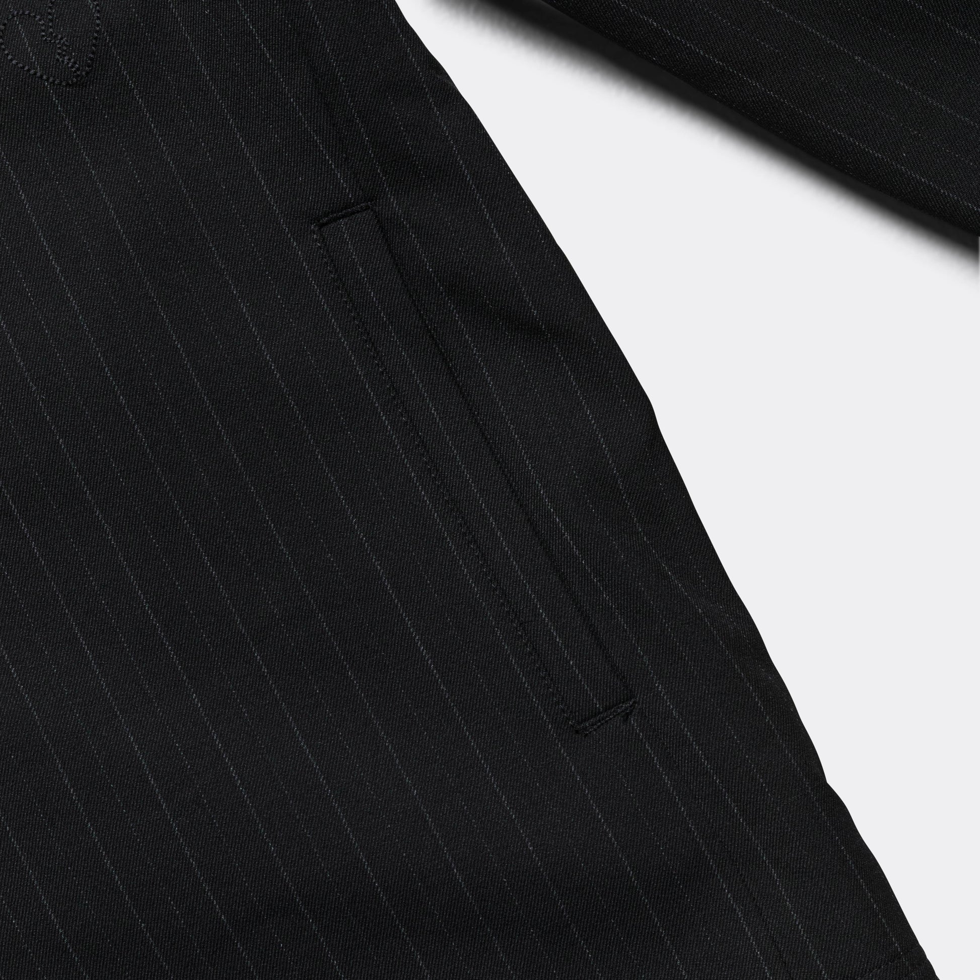 Holiday Blazer - Black Pinstripe