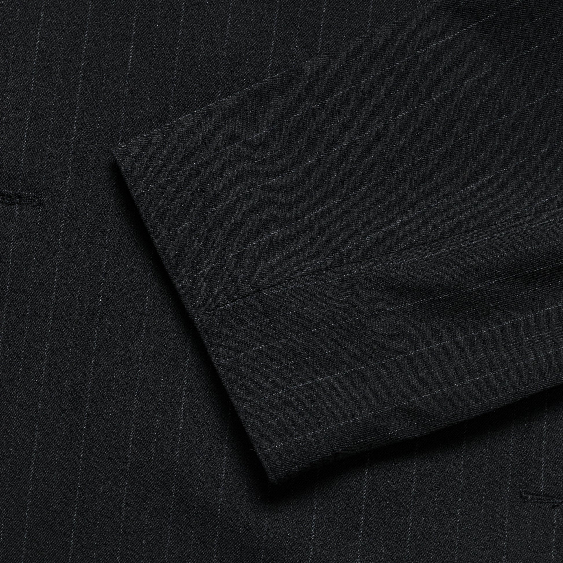 Holiday Blazer - Black Pinstripe